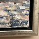 Mid Century Oil on Canvas “Sommardag” by Egon Lennart, Vintage & Framed 24×24cm
