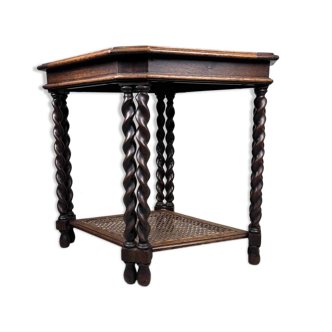 Antique oak entrance table