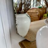 Large octagonal beveled mirror
