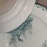 Lot of plates st amand with lily of the valley