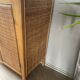 Vintage woven cane buffet