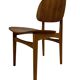 Vintage dining room chair Scandinavian 1960s plywood and teak design