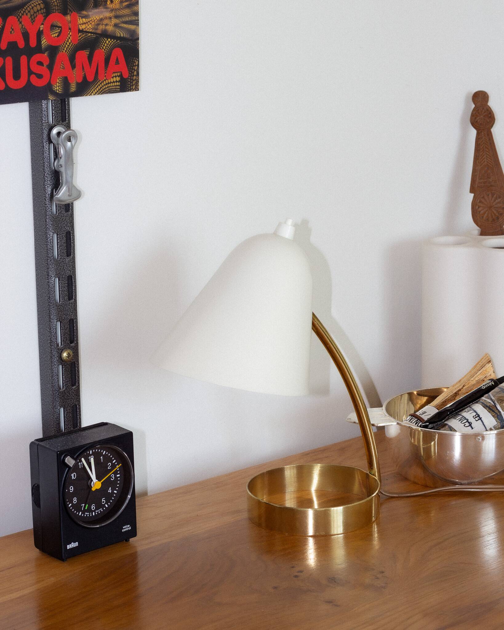 Small brass cocotte lamp – 1950s