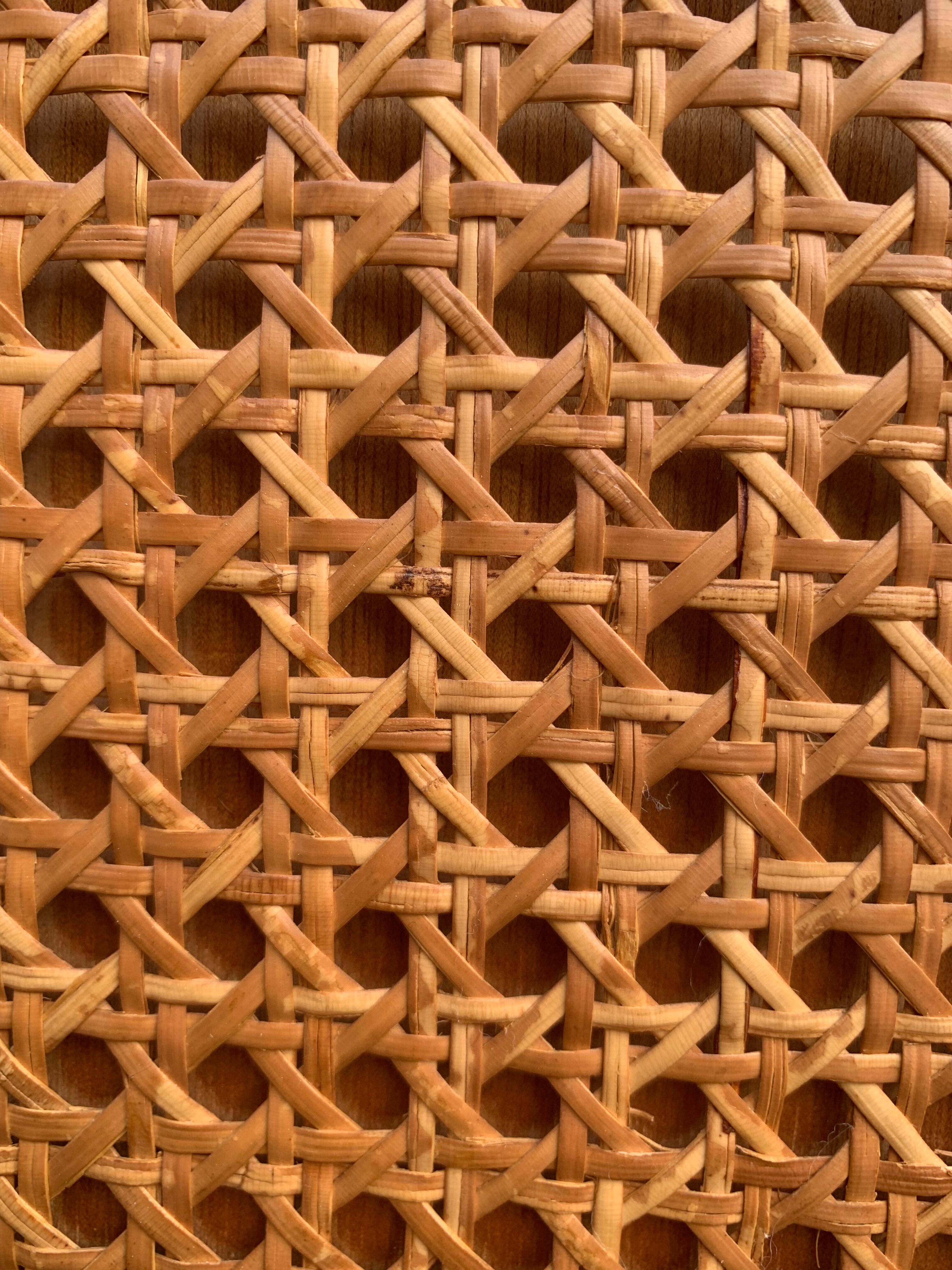 Vintage buffet in bamboo and cannage 1970