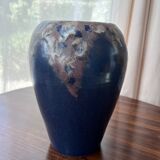 Blue vase with inclusion