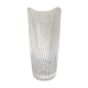 Moulded glass vase