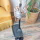 Cendrier sur pied vintage avec tablette et porte revue années 50