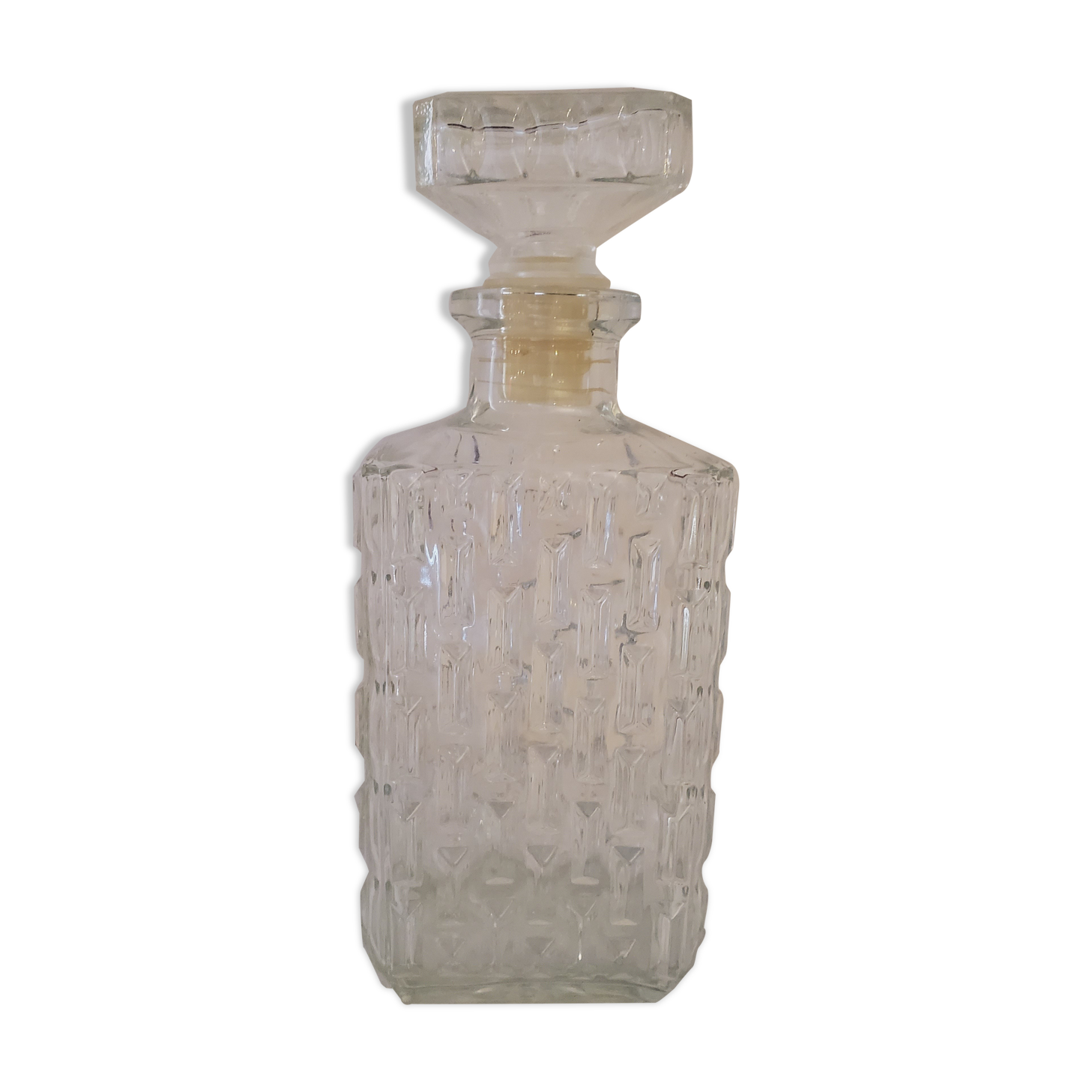 Carafe in chiseled glass 60