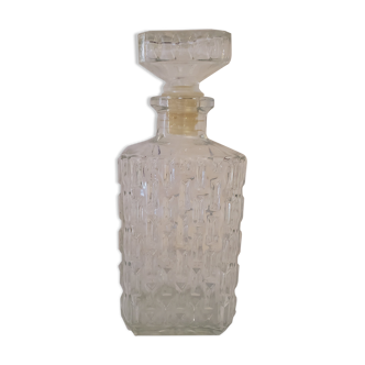 Carafe in chiseled glass 60