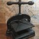 Cast iron binding press