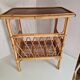 Vintage Rattan Side Table
