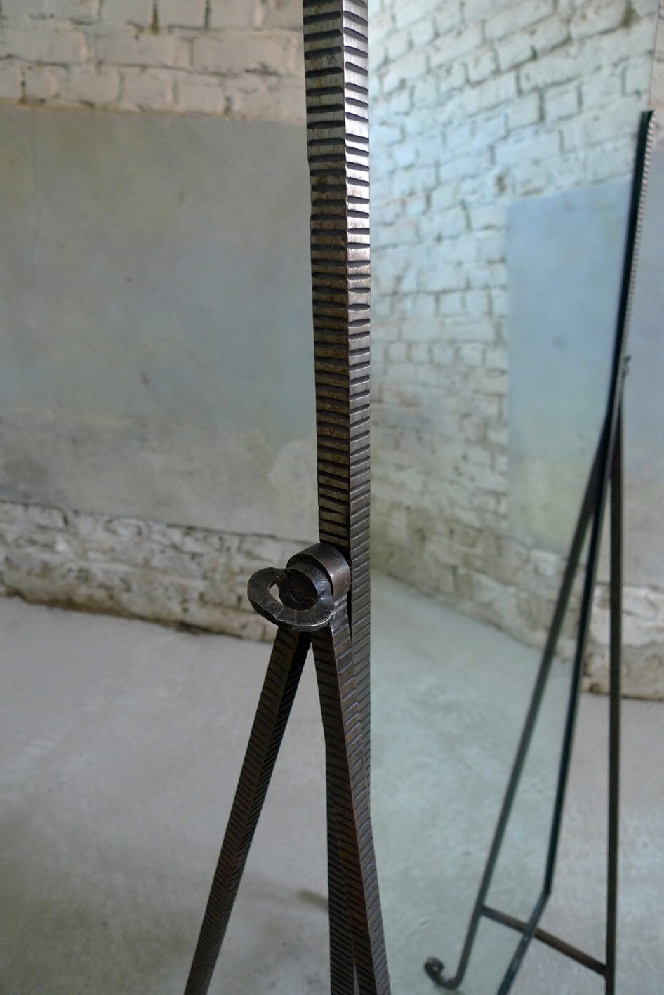 Art Deco psyche mirror - 155x55cm