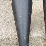 Pair of vintage 50s copper and metal wall lights