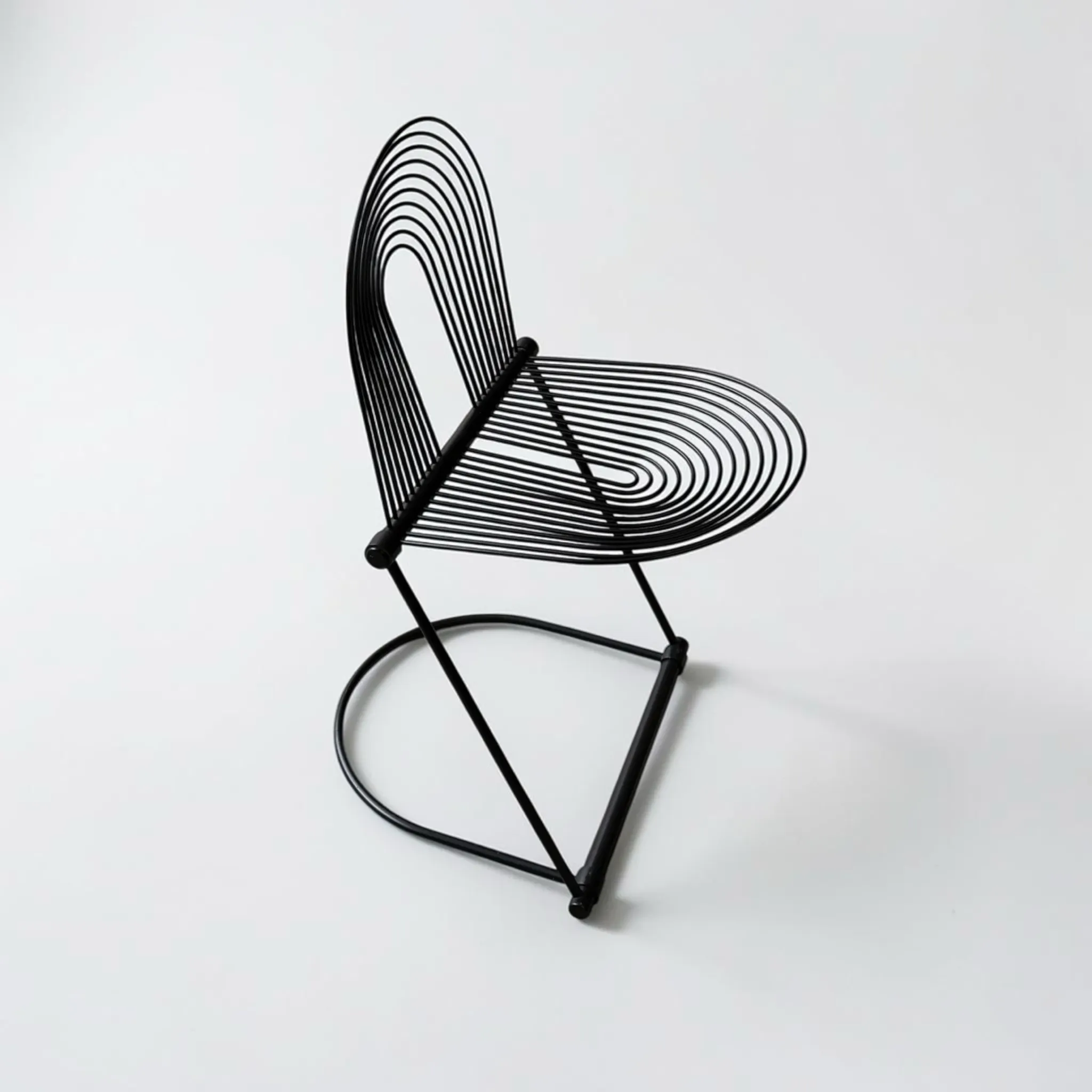 Postmodern Cantilever Swing Chair from the Mid-Century by Ohl for Lübke, 1980