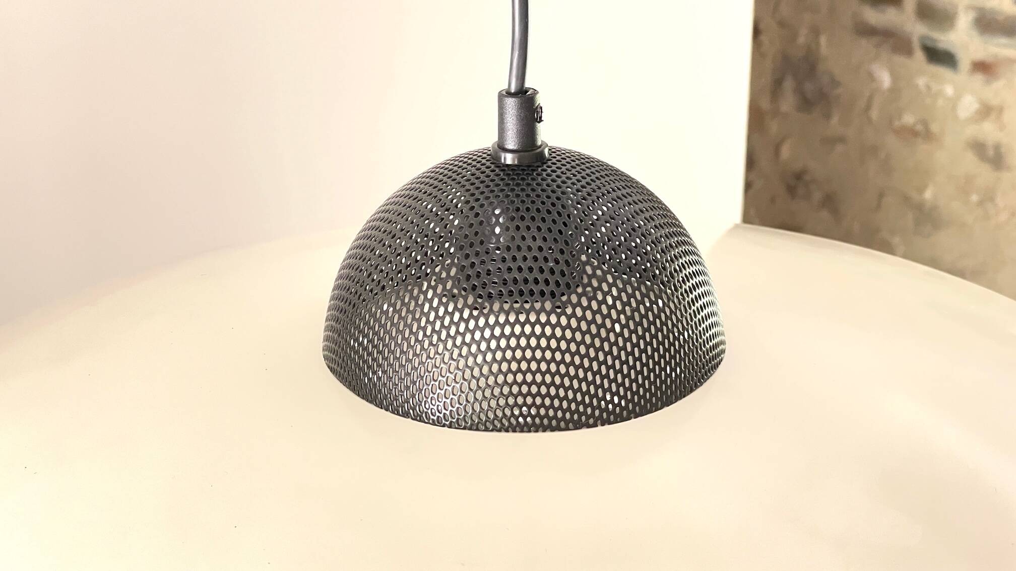 Aluminum Suspension Light, 1960s/70s