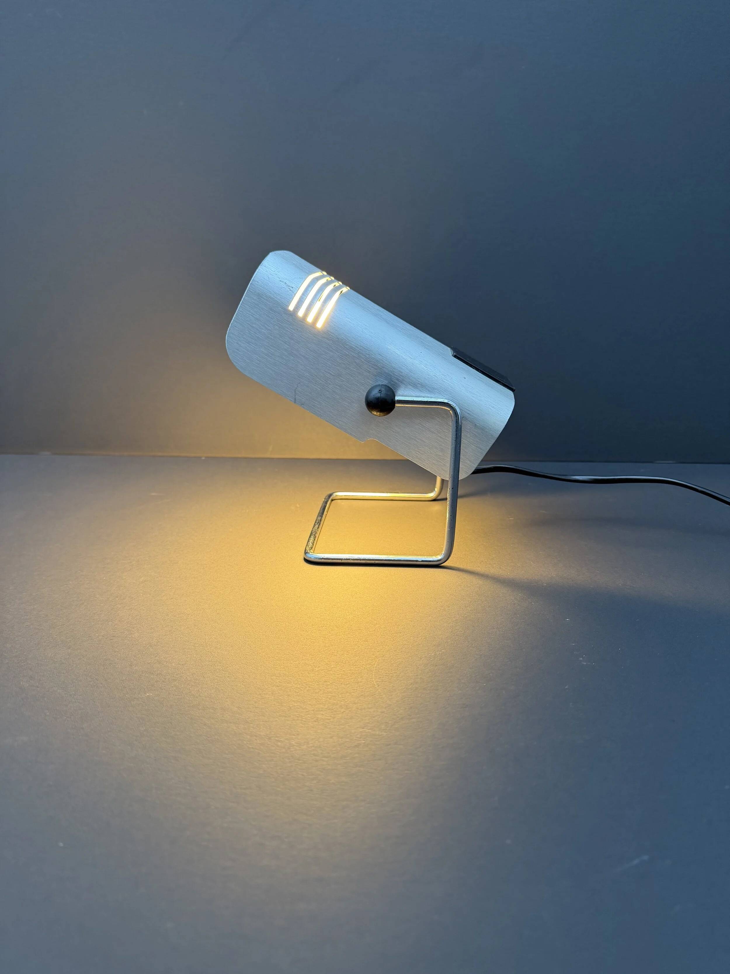 Adjustable lamp by Targetti in metal, Italy 1970.