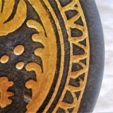 Old glazed terracotta plate. Safi. Year 69.