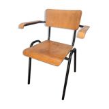 School chair with backrest