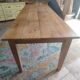 Solid oak farmhouse table 220 X 80 cm