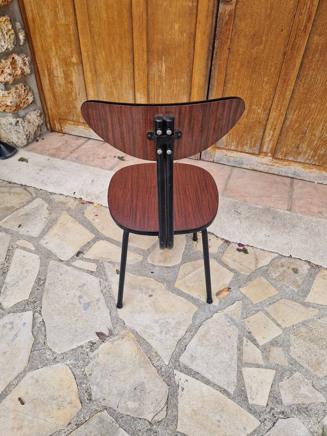 Chaise en formica vintage