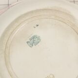 Five Digoin Sarreguemines Talking Plates