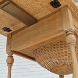 1970s, Danish design, coffee/sewing table, oak wood, original condition.