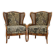 1960s Pair of Rattan Armchairs , Italy