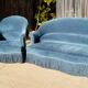 Bench and toad armchair