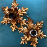 Hollywood Regency style Florentine wall lights