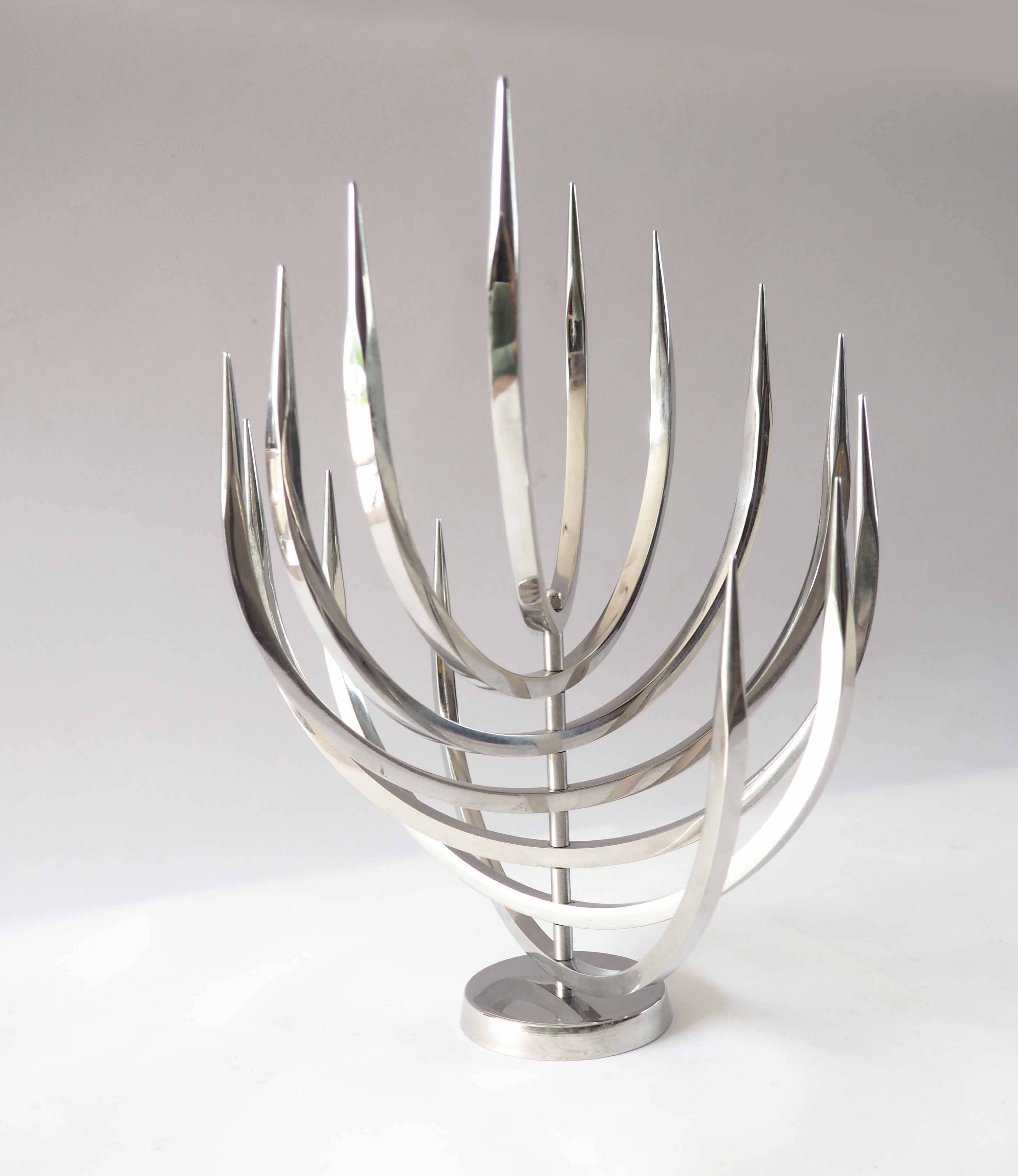 Pair of X Feal candlesticks