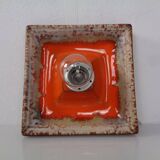 Pop Art Ceramic Wall Lamp, Germany, 1970s