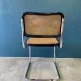 Set of 3 black Marcel Breuer B32 chairs