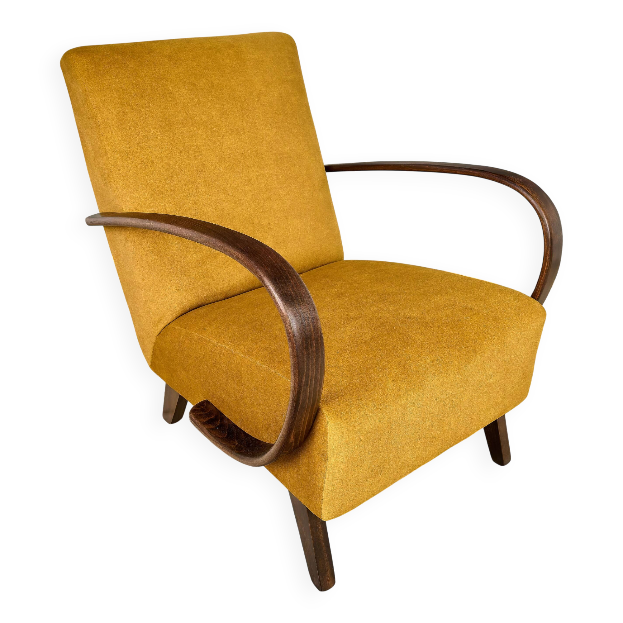 H 410 armchair designed by Jindrich Halabala, Czechoslovakia