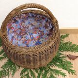 Wicker ball basket