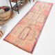 3x9 Vintage Geometric Runner Rug, 89x283Cm