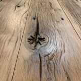 Oak coffee table and machine foot tool singer simanco 1920