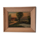 Old landscape painting