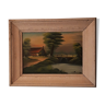 Tableau ancien de paysage