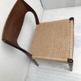 Pair of danish scandinavian chair dating from the 50