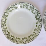 2 vintage dessert plates from St Amand