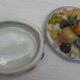 Boite de fruits en faïence