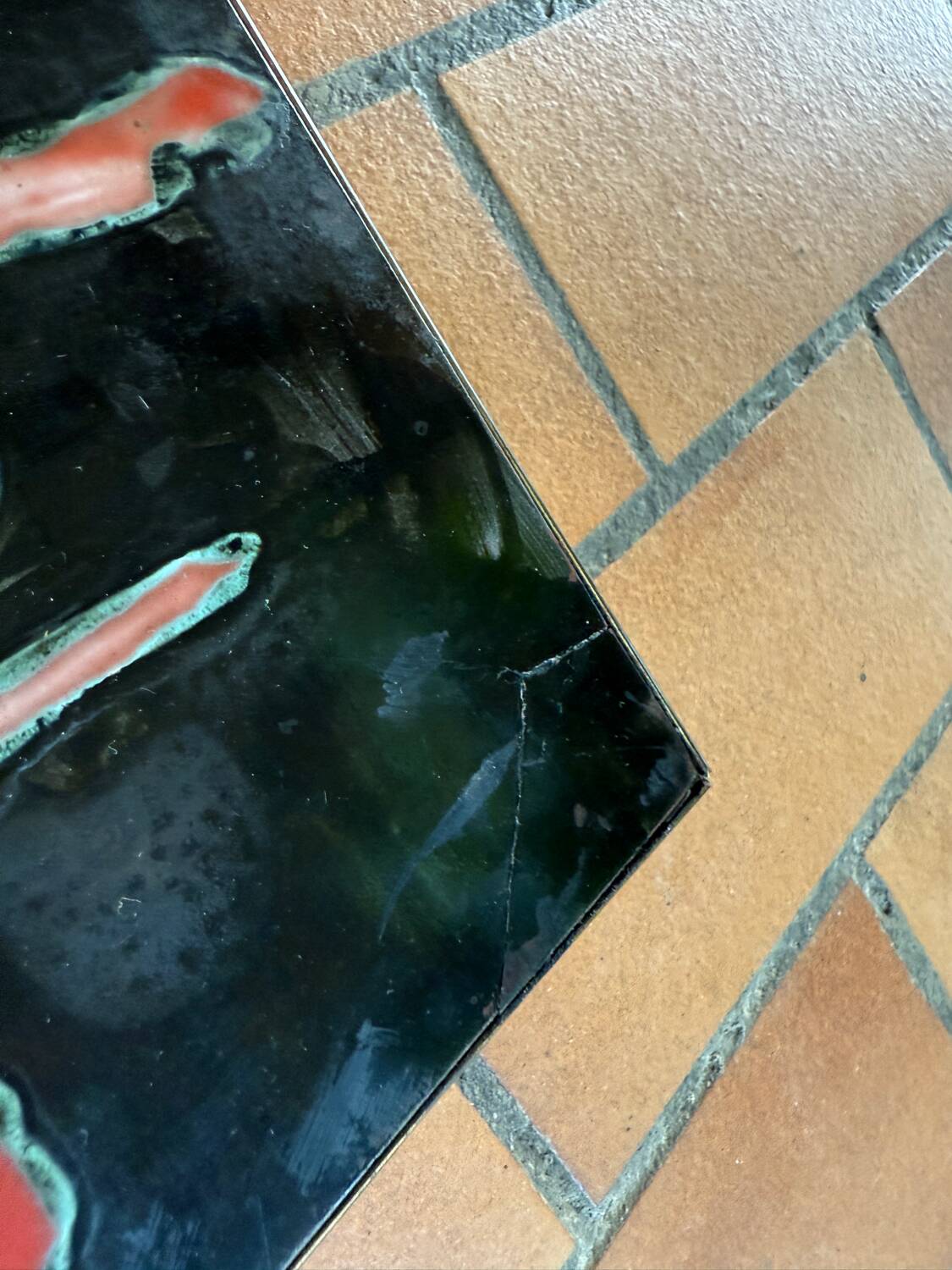 ceramic panel from the 1950s signed C de Savigny