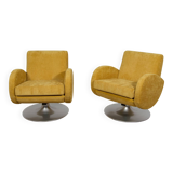 Mid-Century Swivel Armchairs, Denmark, 1960s, Set of 2