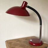 Large burgundy Targetti desk lamp