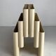 Porte-revues beige blanc cassé par Giotto Stoppino pour Kartell, Italie 1970