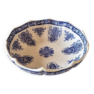 Large iron earth salad bowl, GIEN