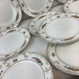 10 vintage hollow plates made in france