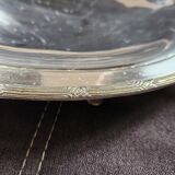 Plat en argent avec couvercle