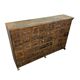 Large Antique Bank of Drawers – 48 Drawer Industrial Cabinet