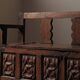 Carved solid wood bench-chest, 18th century